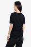 Dolce & Gabbana Black/White Crown Logo T-Shirt Size 46