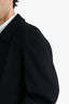 Burberrys Black Cashmere Coat Size 40 Mens