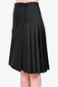 Burberry London Black Wool Pleated Midi Kilt Skirt Size 4 US
