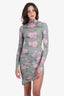 Maisie Wilen Multicolor Floral Print Bodycon Dress Size XS