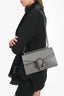 Gucci Grey Pebbled Leather Dionysus Shoulder Bag