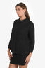 Anine Bing Black Mock Neck Sweater Size XS