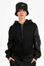 Prada Black Cotton/Nylon Quarter Zip Utility Jacket Size S
