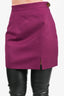 The Attico Purple Mini Skirt Size 40
