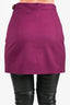 The Attico Purple Mini Skirt Size 40