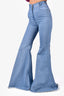 Balmain Light Blue Denim Mega Flared Jeans Size 36