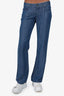 Gucci Blue Denim Straight Leg Jeans Size 40