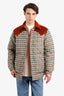Marni Orange/Check Quilted Reversible Jacket Size 50