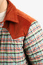 Marni Orange/Check Quilted Reversible Jacket Size 50