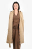 Burberry Tan Double Breasted Trench Coat Size 4