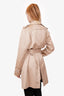 Burberry Prorsum Beige Belted Trench Coat Size 48 (As is)