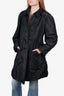 Dolce & Gabbana Black Nylon Trench Coat Size 44