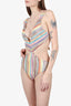 Missoni Multicolor Striped Bathing Suit Size 42