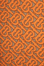 Burberry Beige/Orange TB Monogram Wool Throw Blanket