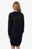 Maison 9 Paris Black/Navy Sequin Logo Print Sweater size 125