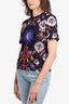 MSGM Multicolor Patterned Short-Sleeve Blouse Size 40