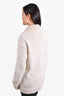 Bottega Veneta Pre-Fall 2020 Cream Heavy Cotton Knit Cardigan Size XS
