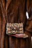 Gucci Multicolour Python Crystal Bee Embellished Mini Broadway Chain Bag