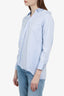 Pink Tartan Light Blue Asymmetric Shirt