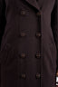Chanel Autumn 2002 Brown Cashmere Double Breasted Long Coat Size 36