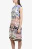 Mary Katrantzou Multicolour Silk Print Dress size 12