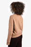 Helmut Lang Brown Wool Distressed Sweater Size L