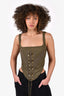 Dion Lee Green Corset Tank Top Size 6
