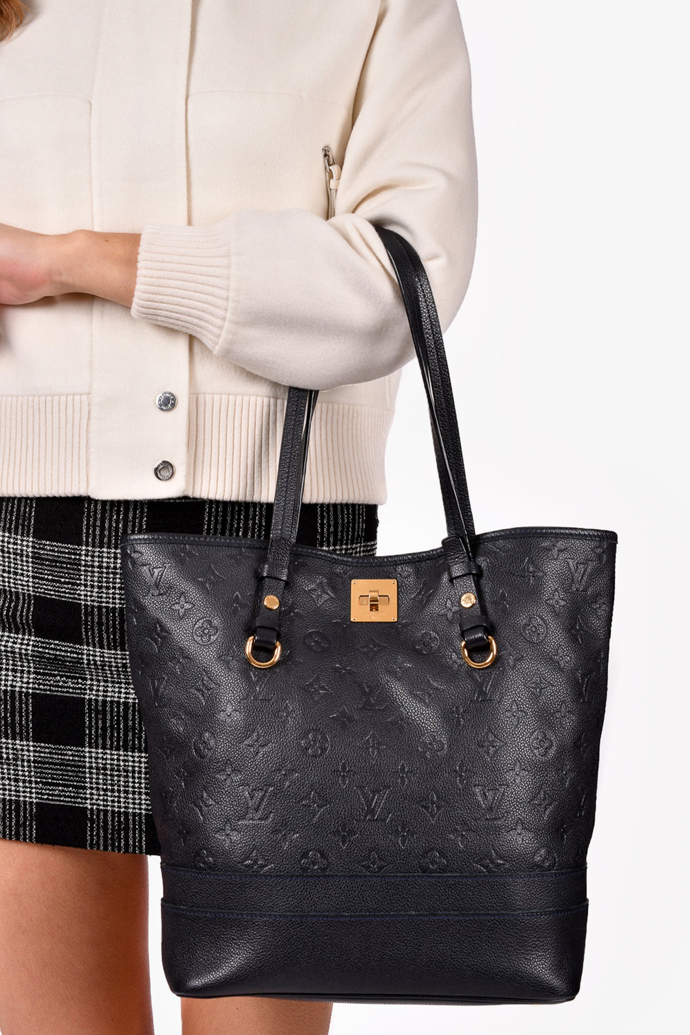 Louis Vuitton Black Empreinte 'Citadine' Tote – Mine & Yours