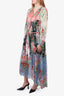 Zimmermann Floral Sheer Long Sleeve Silk Dress size 2