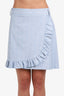 Pink Tartan Blue Plaid Skirt (Size 14) and Blazer Set (Size 12)