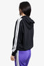 Palm Angels Black Logo Print Athletic Hoodie Size S