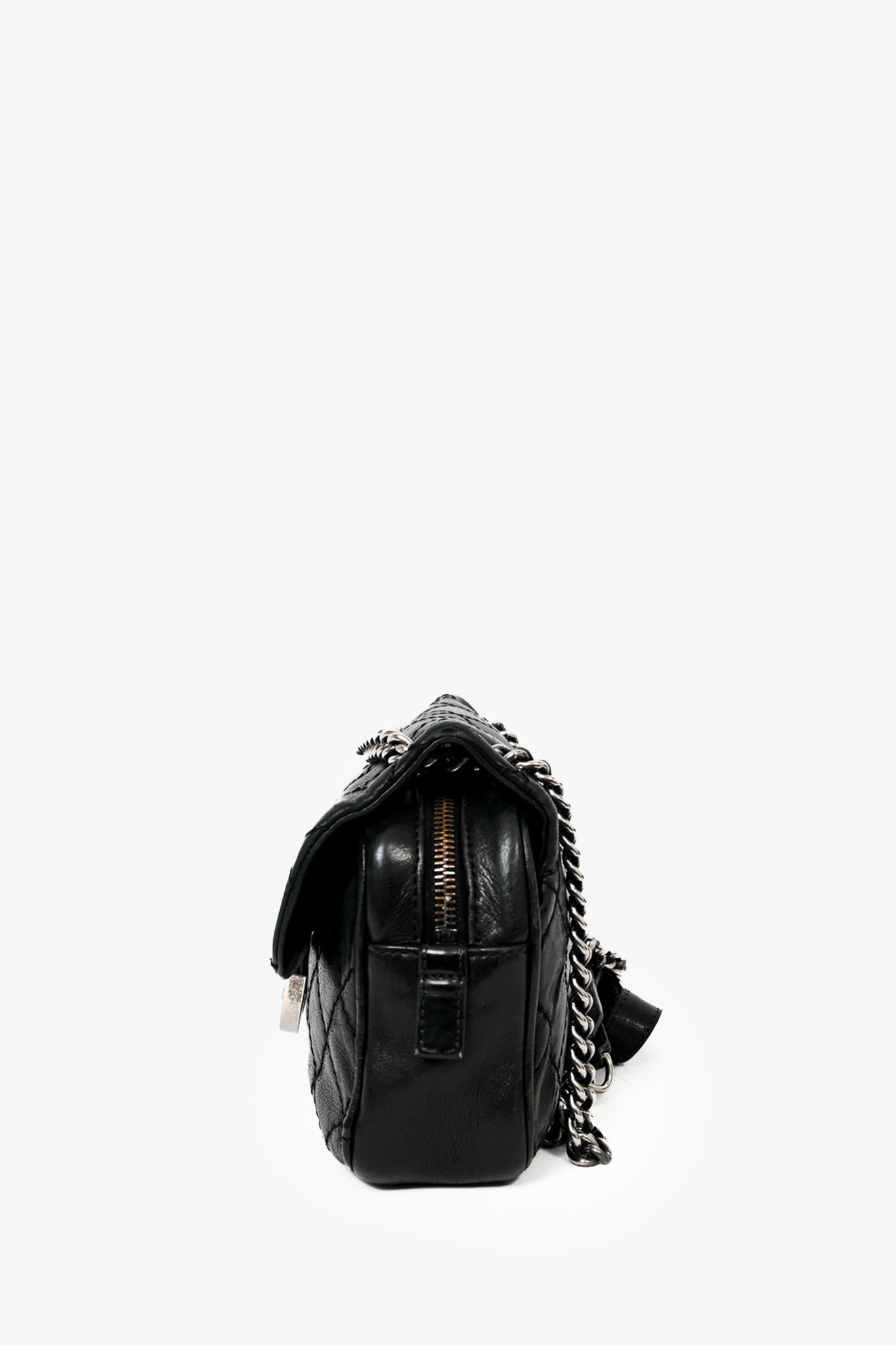 Chanel 2013/14 Black Leather 'Paris-Edinburgh Coco Sporran' Flap Bag – Mine  & Yours