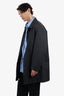 Loro Piana Grey Lined Men's Overcoat Est. Size M