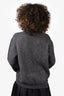 Jil Sander Grey Sparkle Wool Blend Crewneck Sweater Size 44