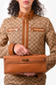 Hermes 2009 Gold Swift Leather Sellier Kelly Cut Clutch