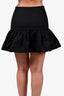 Prada Black Cotton Mini Skirt Size 38