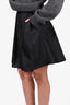 Burberry London Black Pleated Mini Skirt Size 4
