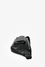 Gucci Black Leather Jumbo GG Monogram Embossed Belt Bag