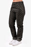Gucci 2023 Grey Monogram Denim Jeans Size 30 Mens