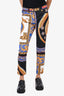Versace Multicolour Printed Denim Jeans Size 26