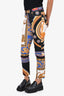 Versace Multicolour Printed Denim Jeans Size 26