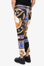 Versace Multicolour Printed Denim Jeans Size 26