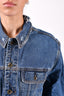 Rag & Bone Blue Distressed Denim Cropped Jacket Size XS