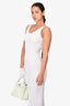 MM6 White Sleeveless Bodycon Midi Dress Size 1