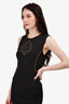 Moschino Boutique Black Spade Embellished Dress Size 12
