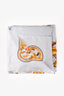 Hermès Blue Patterned Silk Square Scarf 90