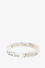 Tiffany & Co. Sterling Silver 'I love you' Ring