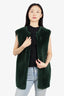 Mr & Mrs Green Faux Fur Puffer Vest size Medium