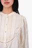 SEA New York Cream Silk Blouse Size L