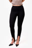 Saint Laurent Black Stir-Up Trousers Size XS